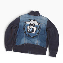 Load image into Gallery viewer, Facade Denim Zip Up
