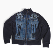 Load image into Gallery viewer, Facade Denim Zip Up

