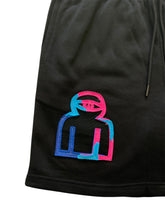 Load image into Gallery viewer, Patch Shorts Black (Pink/Blue)
